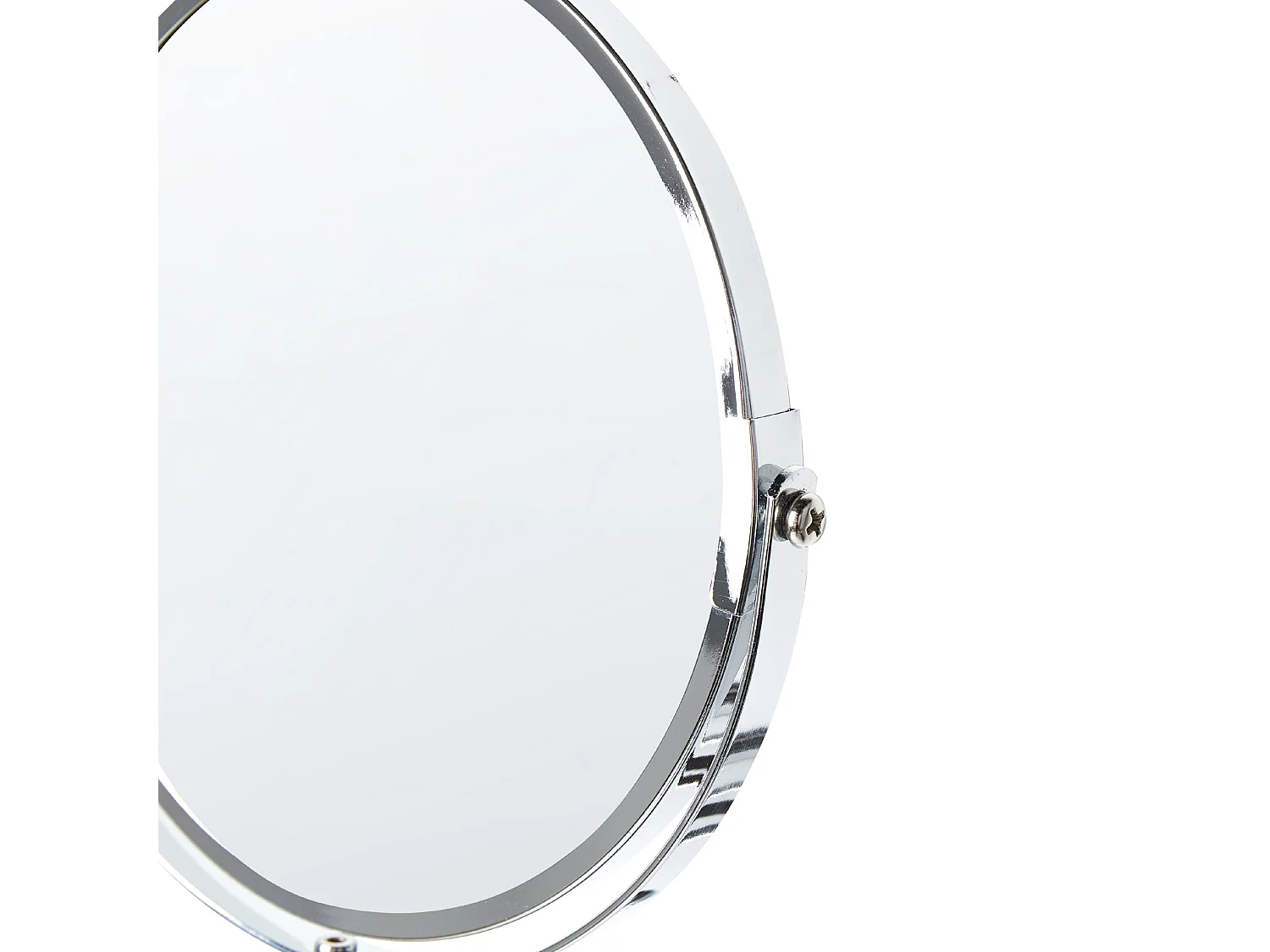Miroir mural de maquillage extensible YVELINES 57 cm 36 cm Métal Argenté