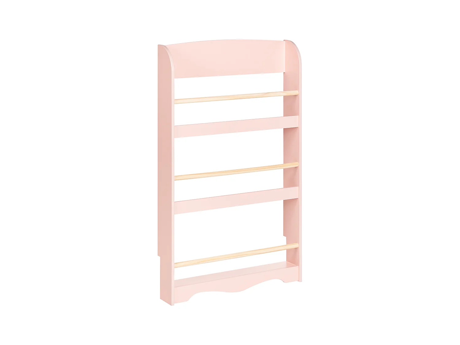 Bibliothèque murale LILOET 100 cm Rose pastel