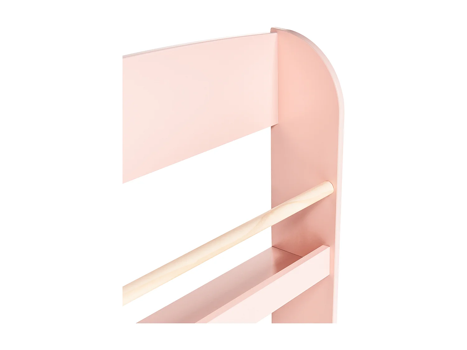 Bibliothèque murale LILOET 100 cm Rose pastel