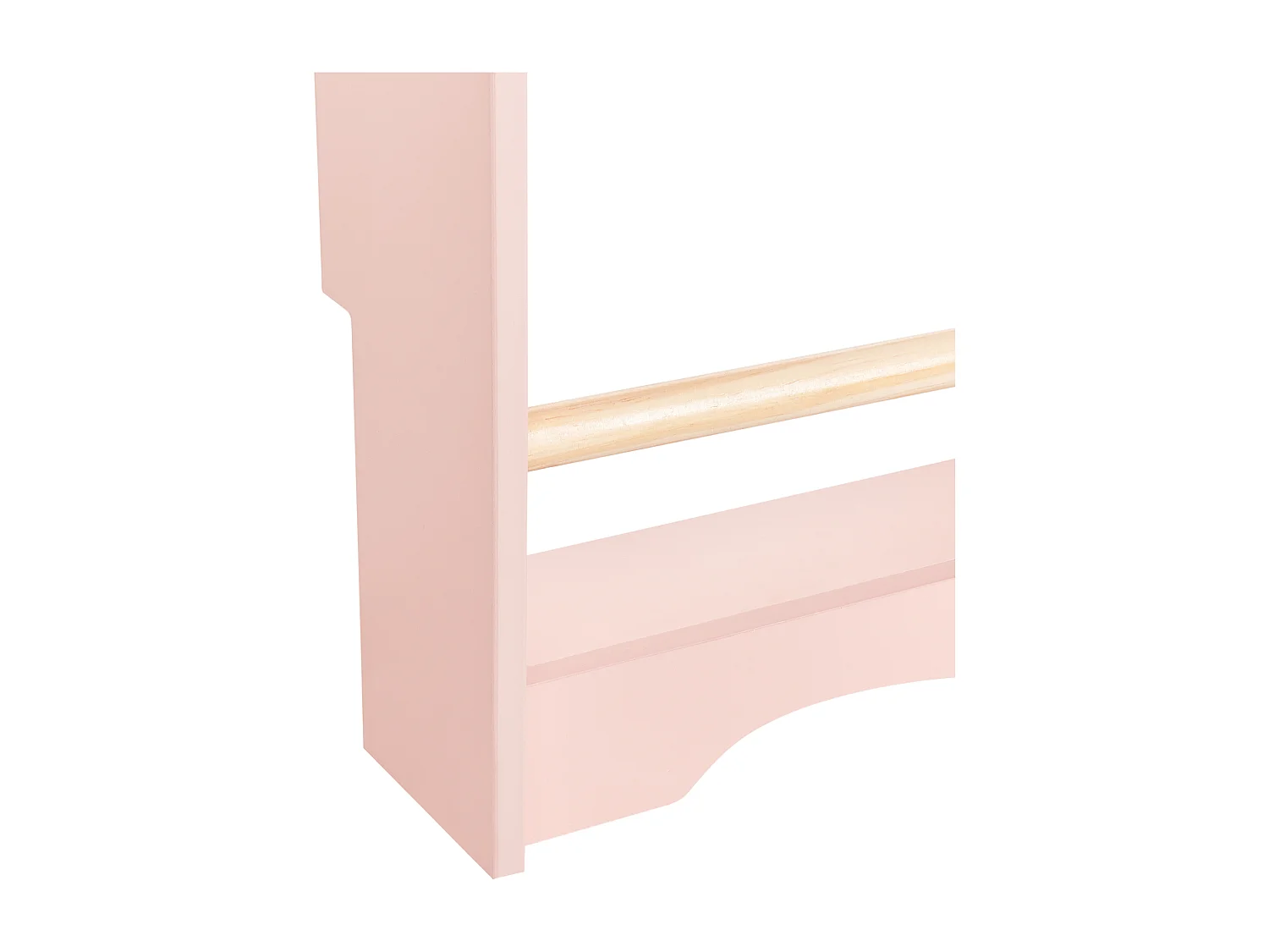 Bibliothèque murale LILOET 100 cm Rose pastel