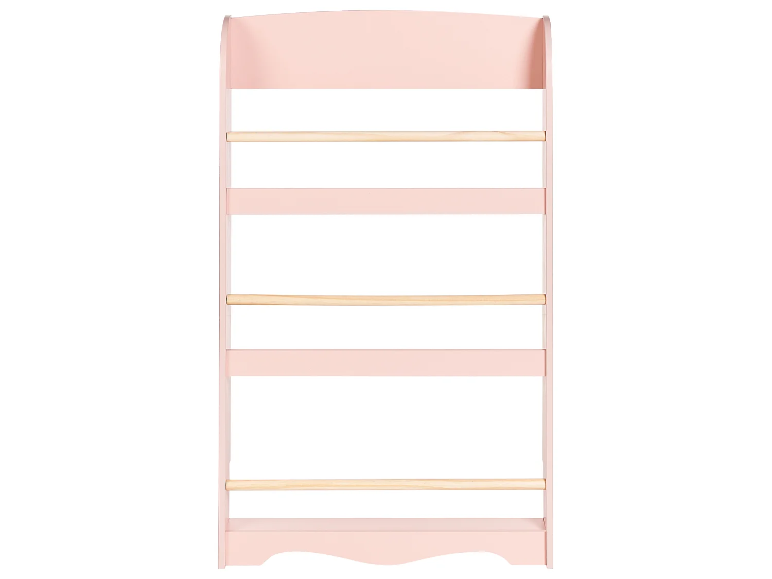 Wall Bookshelf LILOET 100 cm Pastel Pink