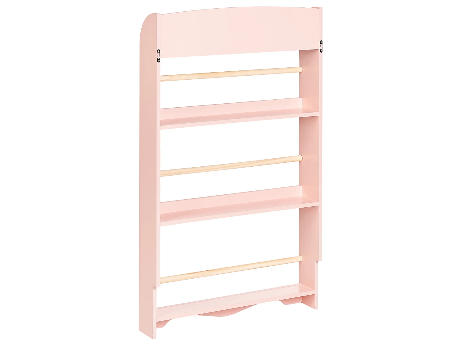 Wall Bookshelf LILOET 100 cm Pastel Pink