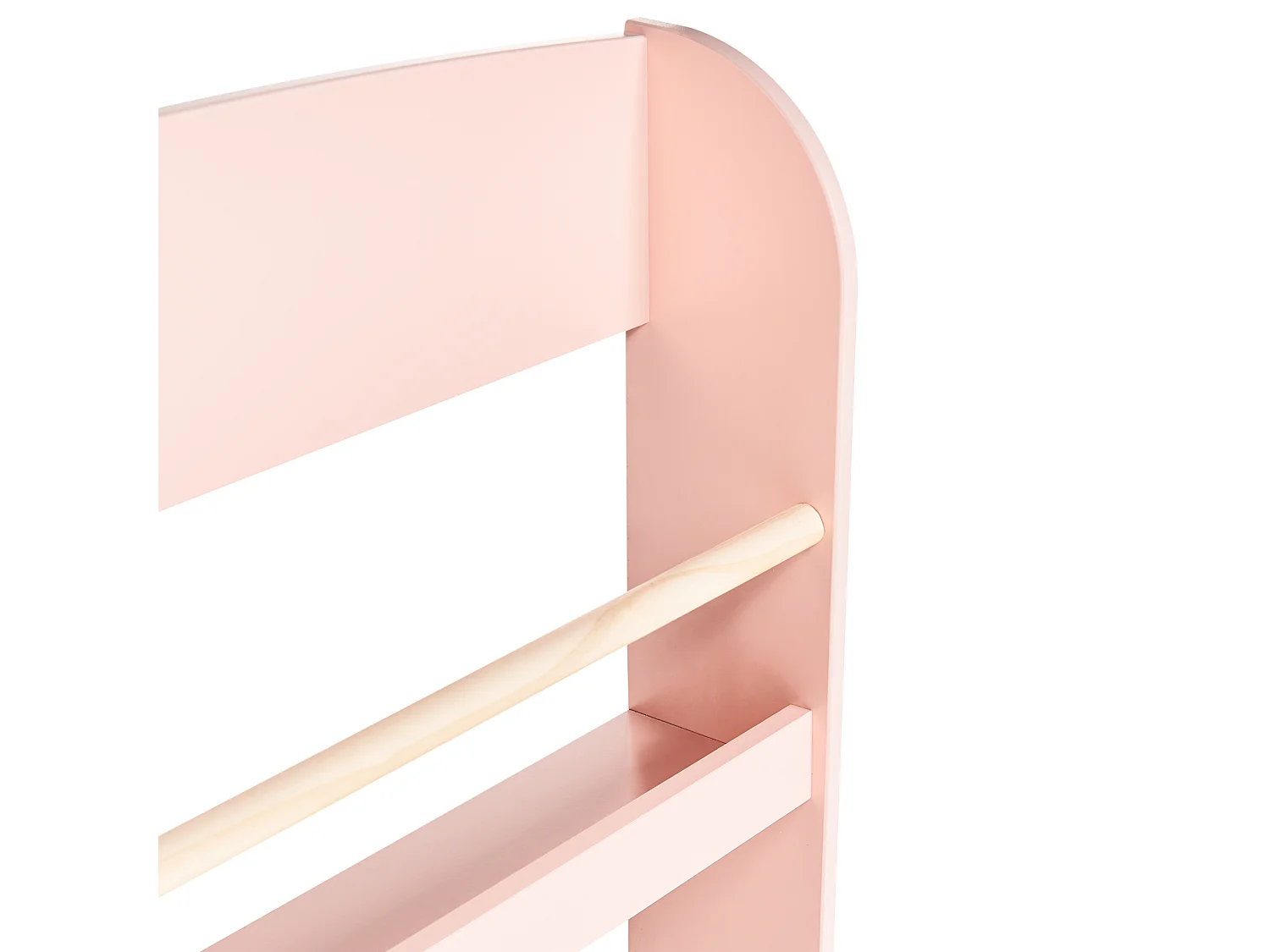 Wall Bookshelf LILOET 100 cm Pastel Pink
