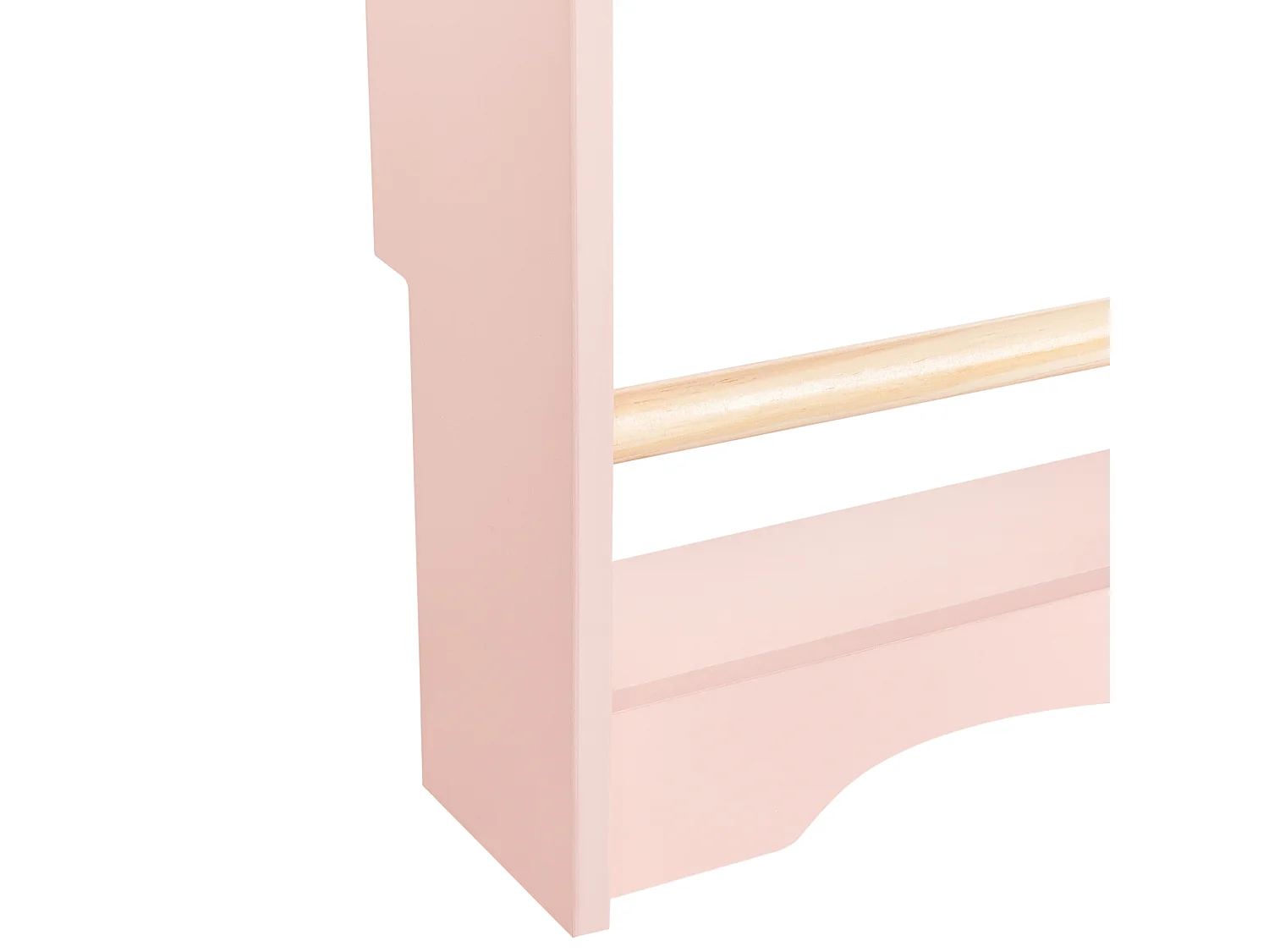 Wall Bookshelf LILOET 100 cm Pastel Pink