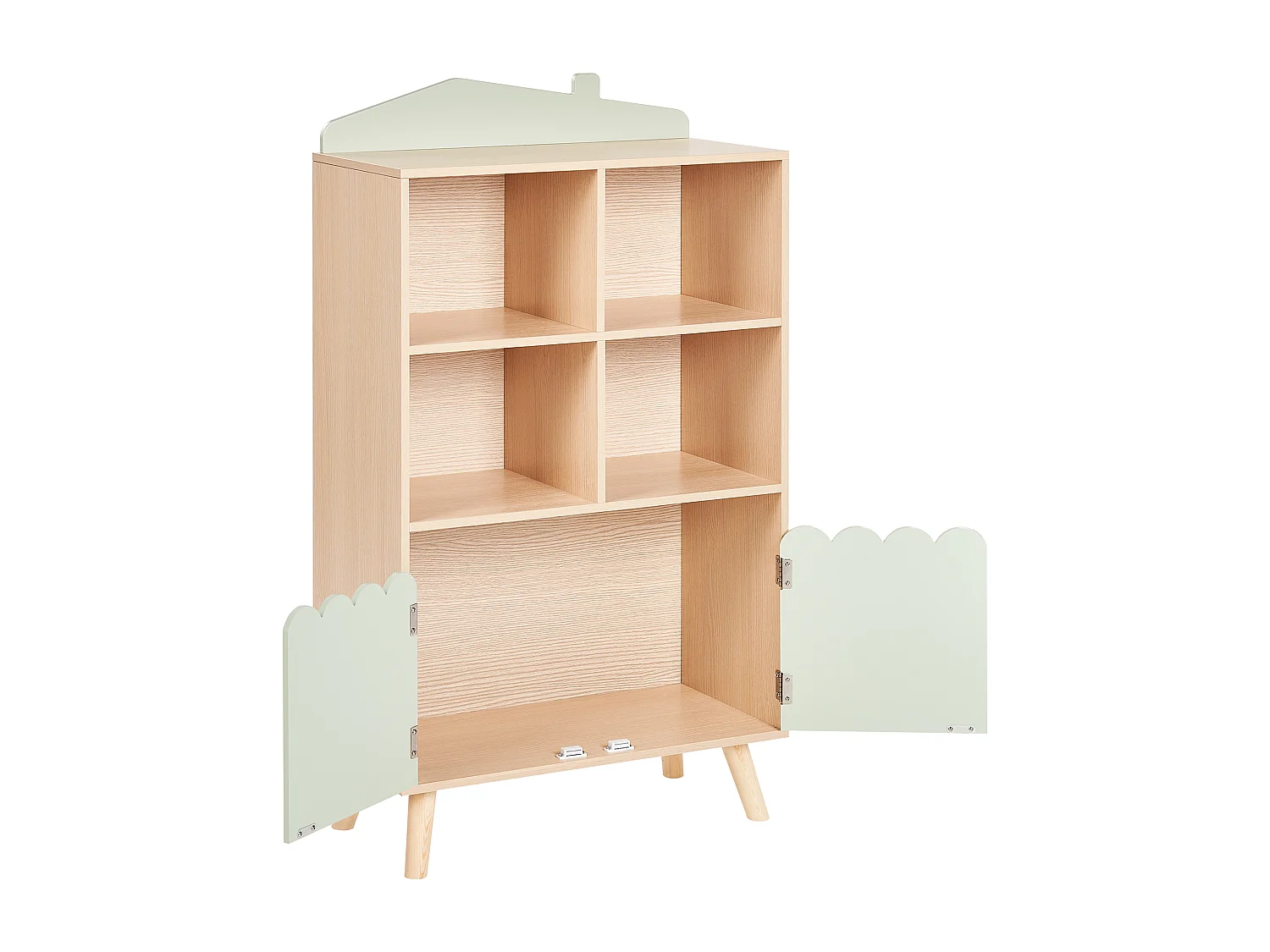 Étagère à 2 niveaux LACKEY 105 cm Vert clair