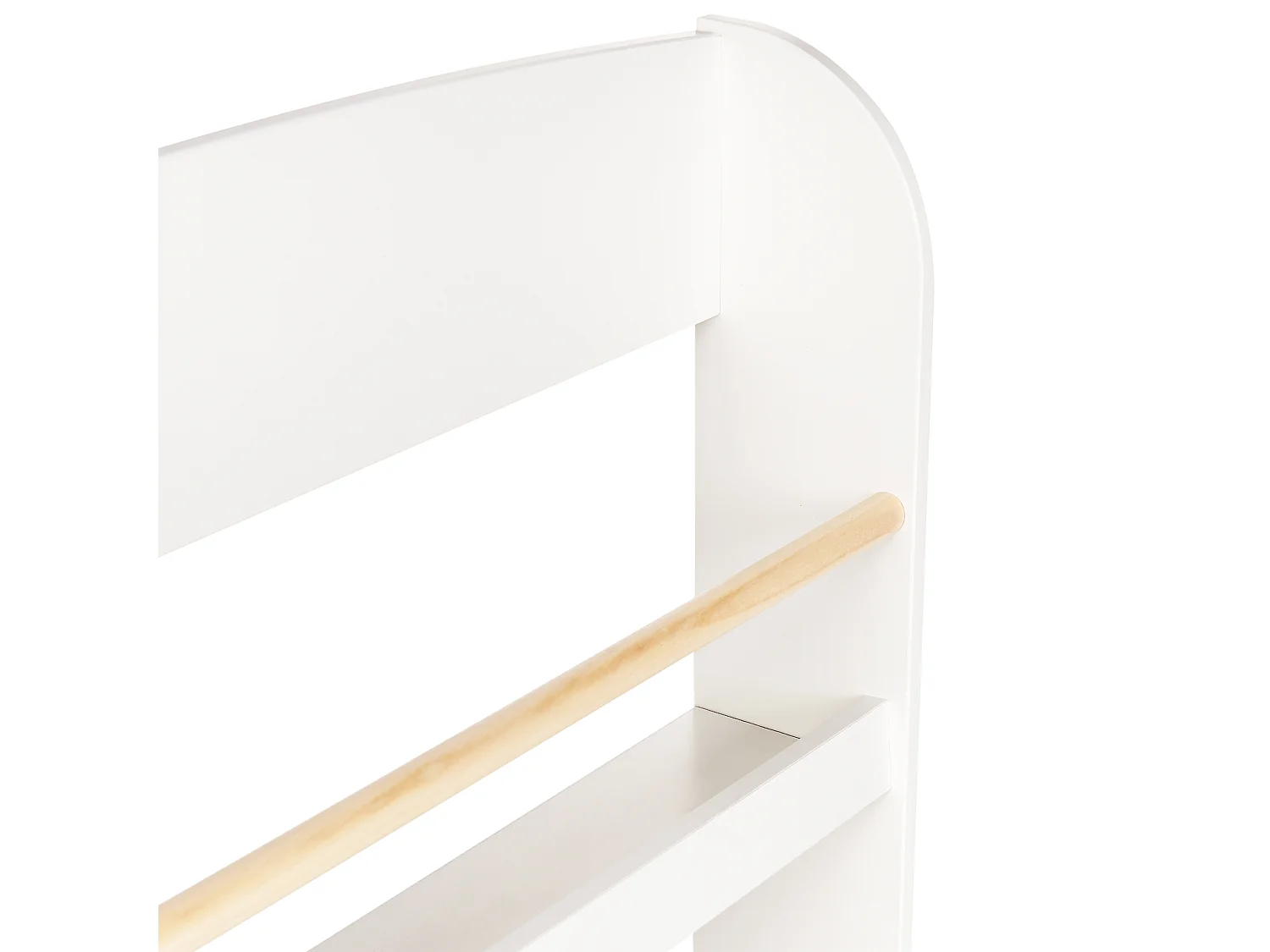 Wall Bookshelf LILOET 100 cm White