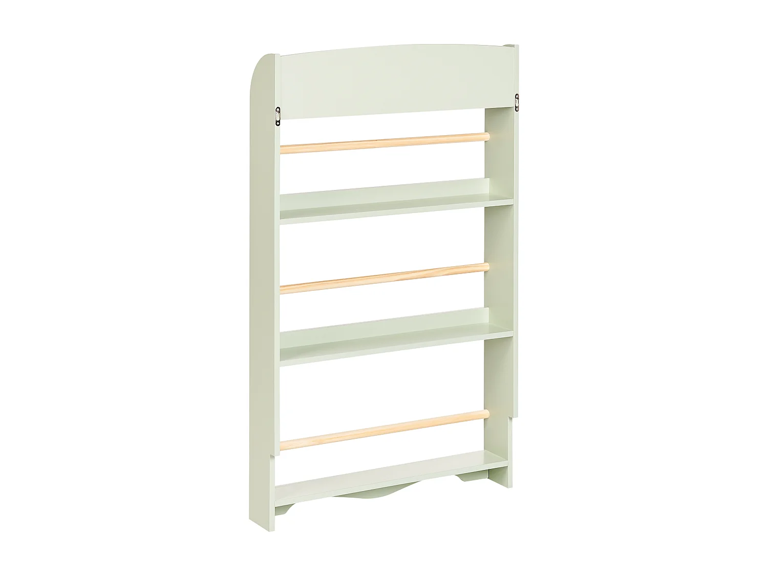 Bibliothèque murale LILOET 100 cm Vert clair