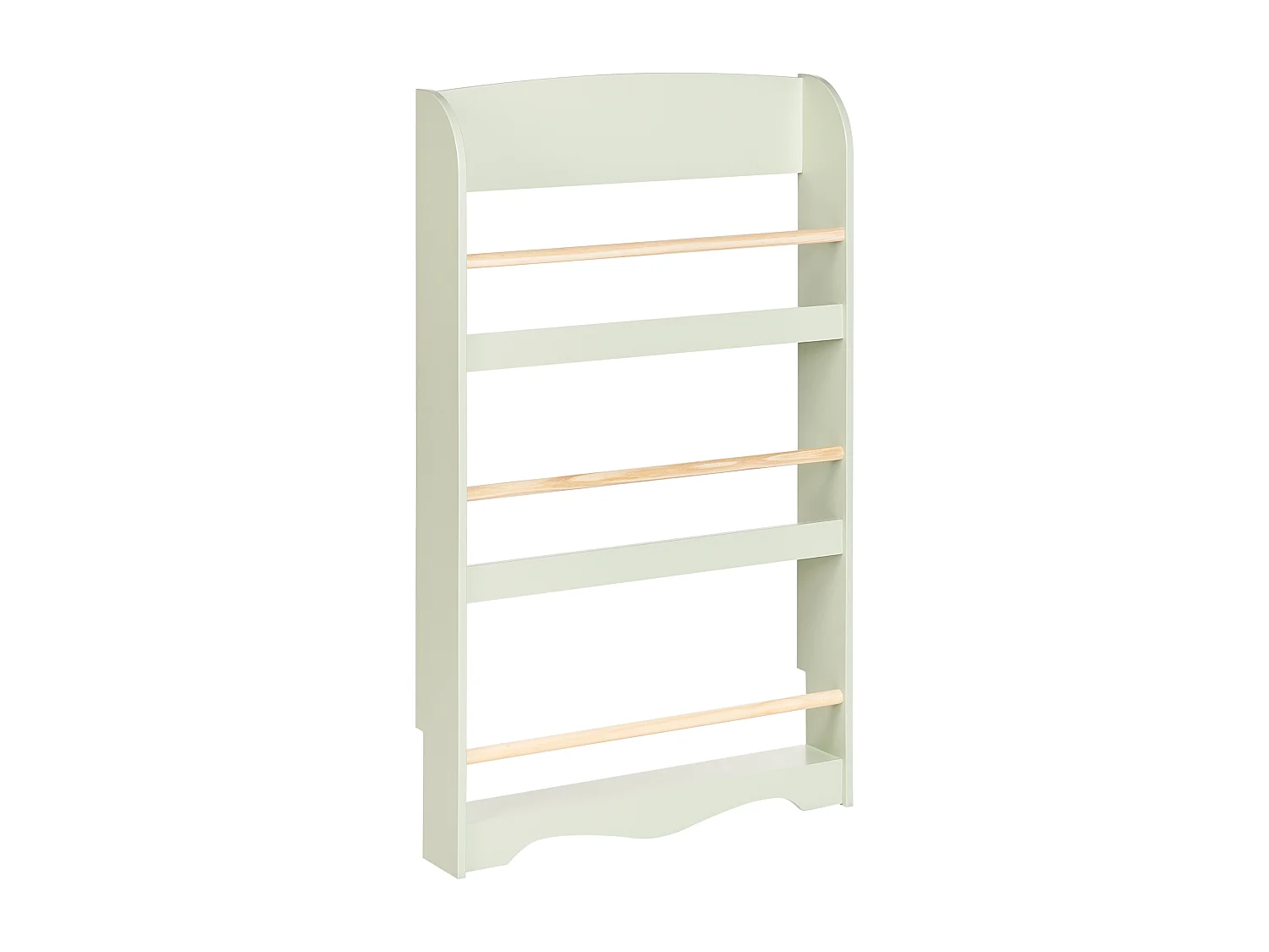 Bibliothèque murale LILOET 100 cm Vert clair