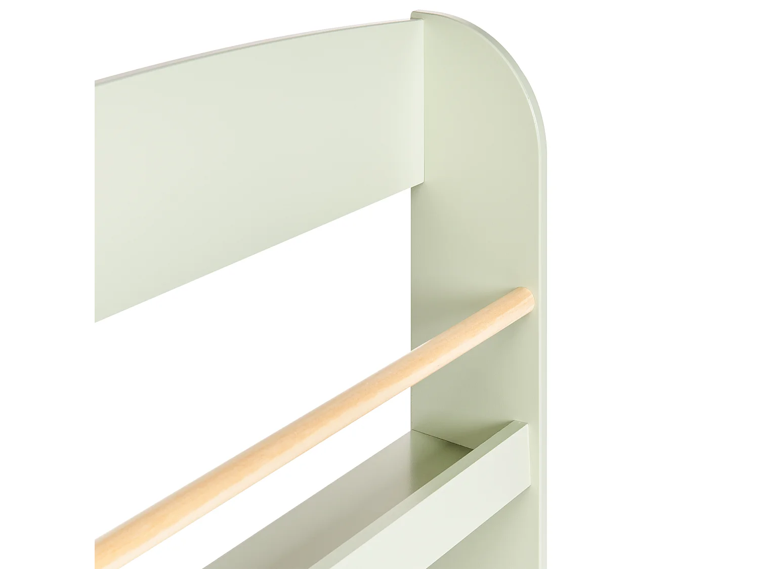 Bibliothèque murale LILOET 100 cm Vert clair