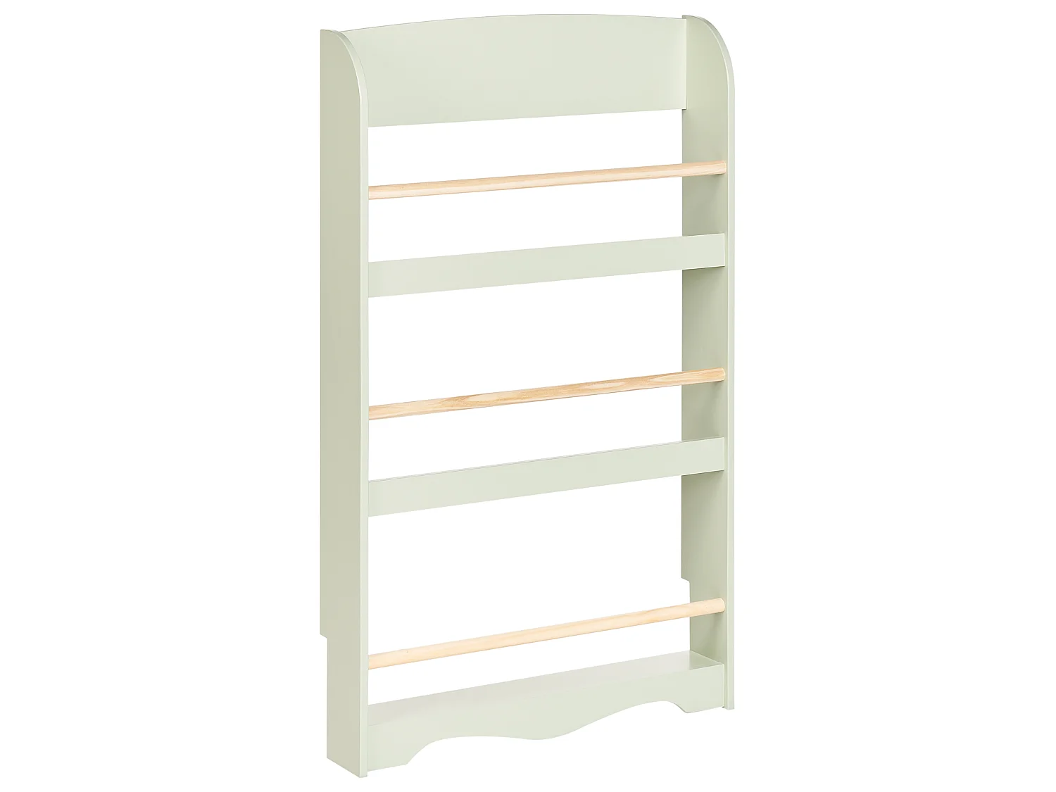 Wall Bookshelf LILOET 100 cm Light Green
