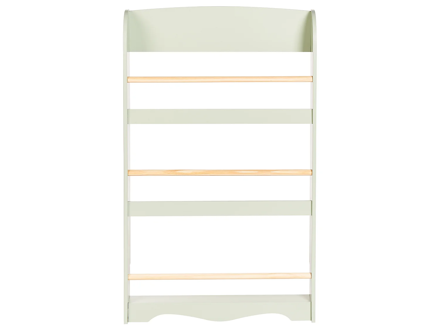 Wall Bookshelf LILOET 100 cm Light Green
