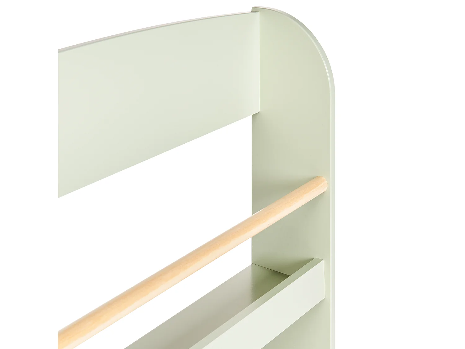 Wall Bookshelf LILOET 100 cm Light Green