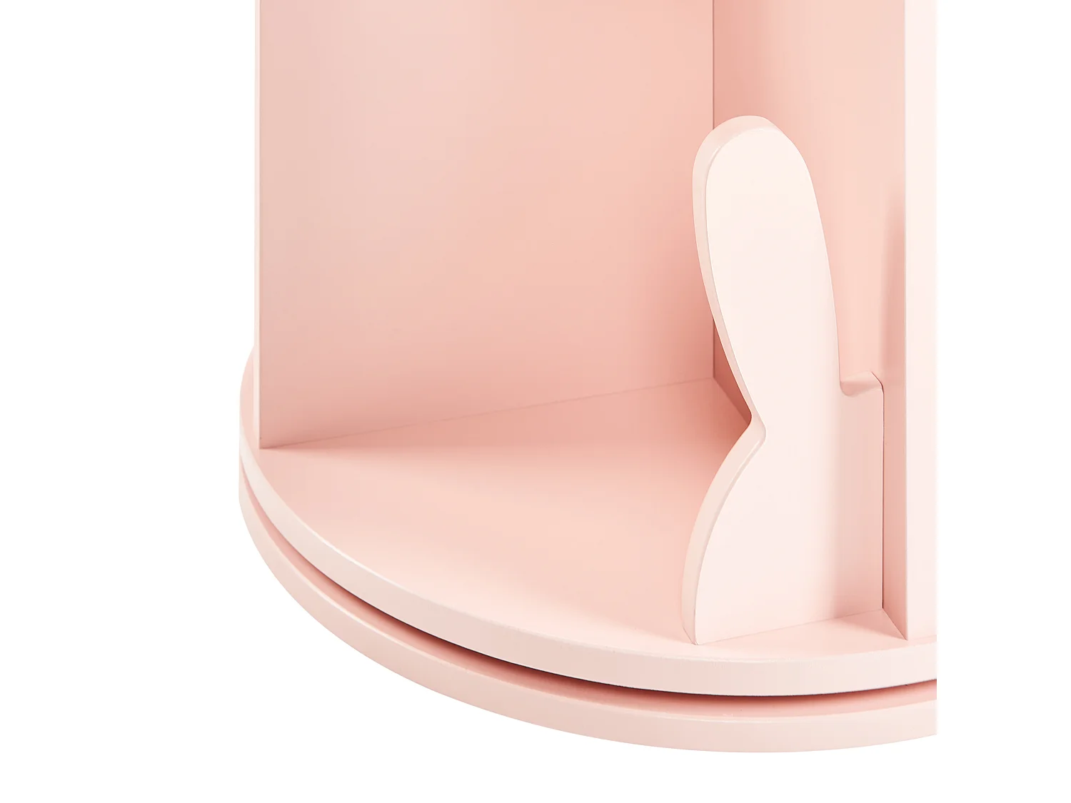 Étagère rotative CANEY 94 cm Rose pastel