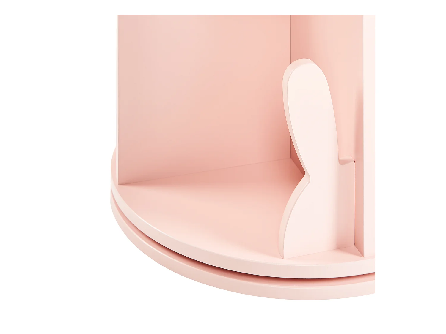 Étagère rotative CANEY 94 cm Rose pastel