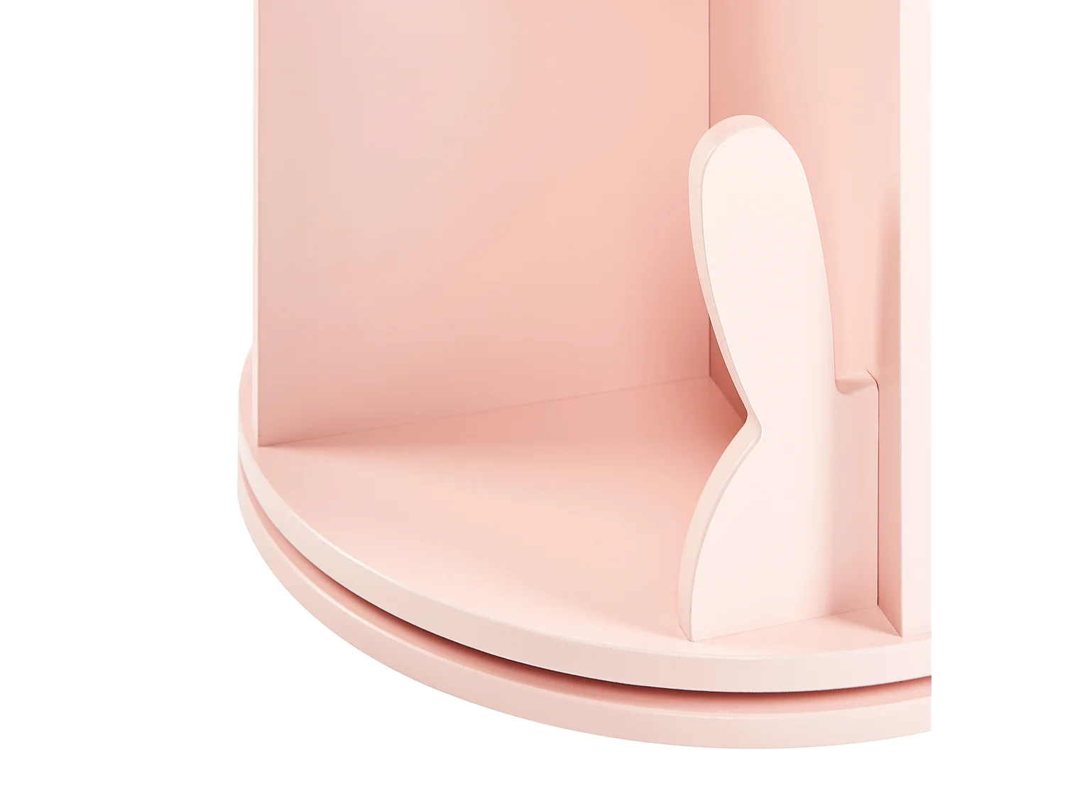 Étagère rotative CANEY 94 cm Rose pastel