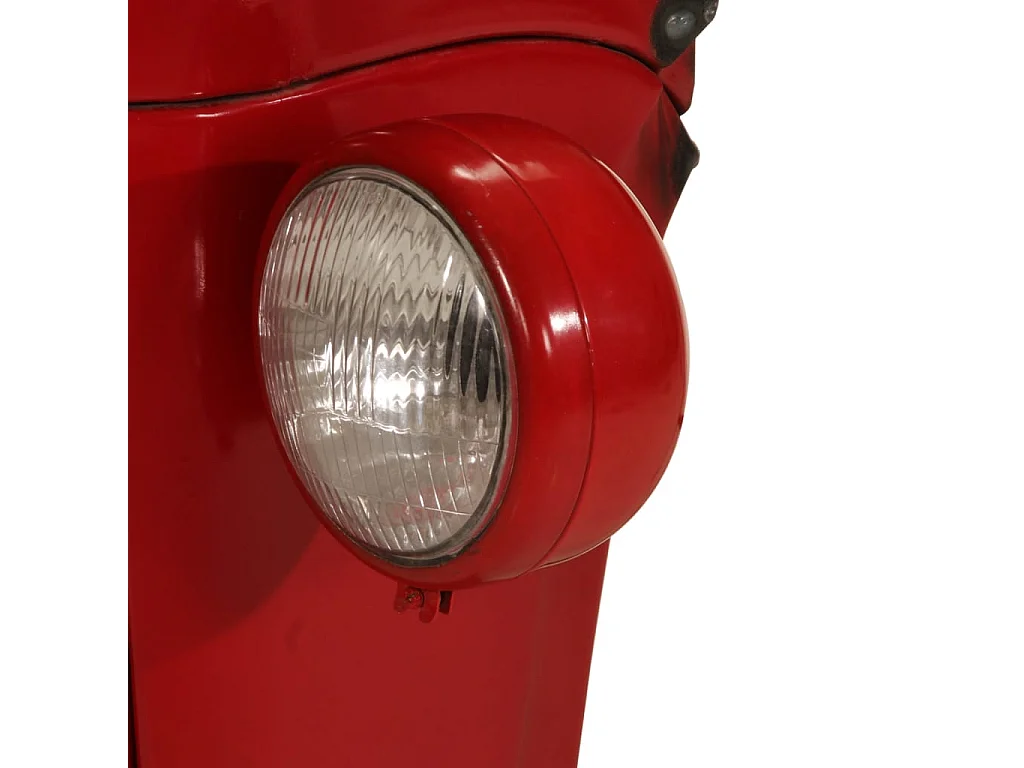 Mesa de bar trator madeira mangueira maciça vermelho/castanho