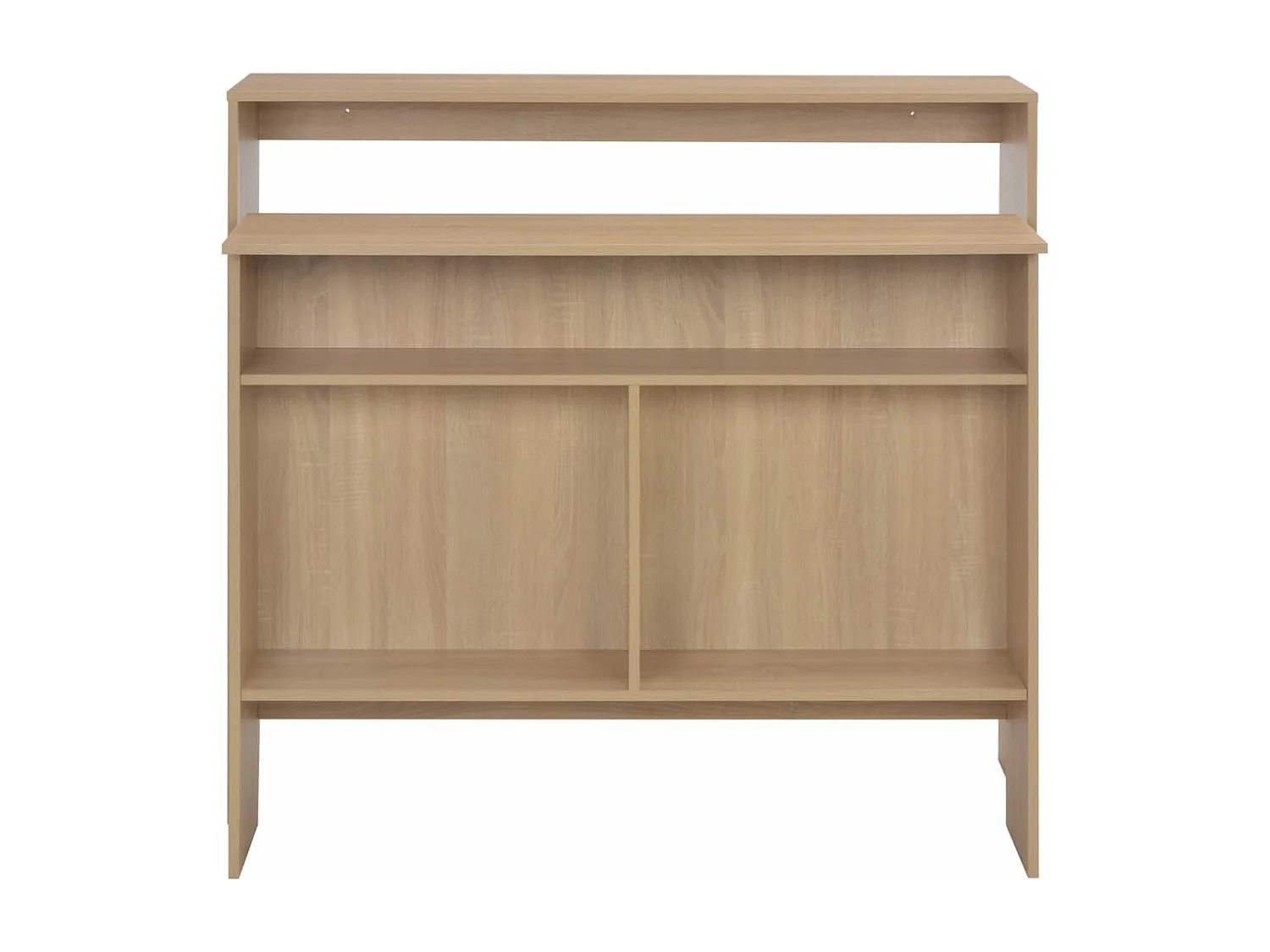 Table de bar avec 2 dessus de table Chêne 130 x 40 x 120 cm