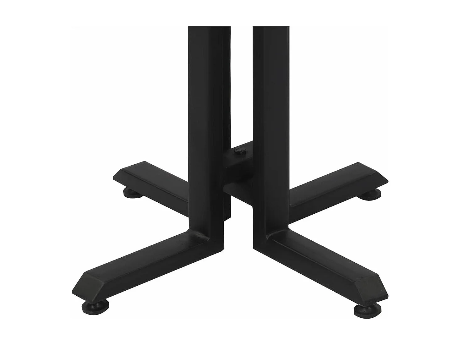 Mesa de bistrô redonda Ø55x76 cm teca recuperada maciça