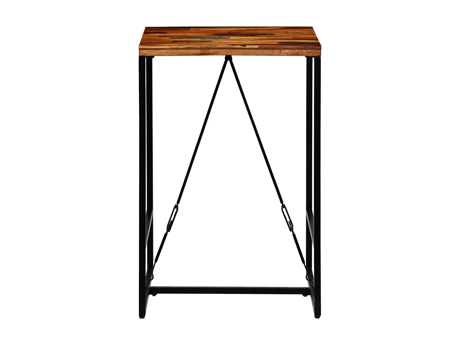 Table de bar Bois recyclé solide 70 x 70 x 106 cm