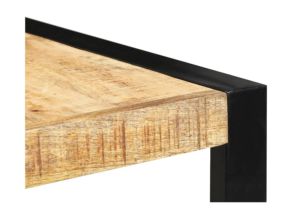 Mesa de bar 140x70x110 cm madeira de mangueira maciça