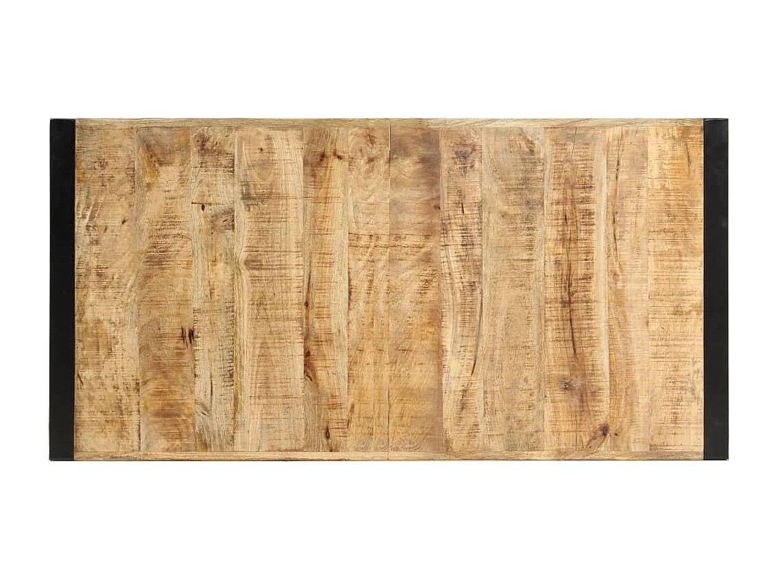 Mesa de bar 140x70x110 cm madeira de mangueira maciça