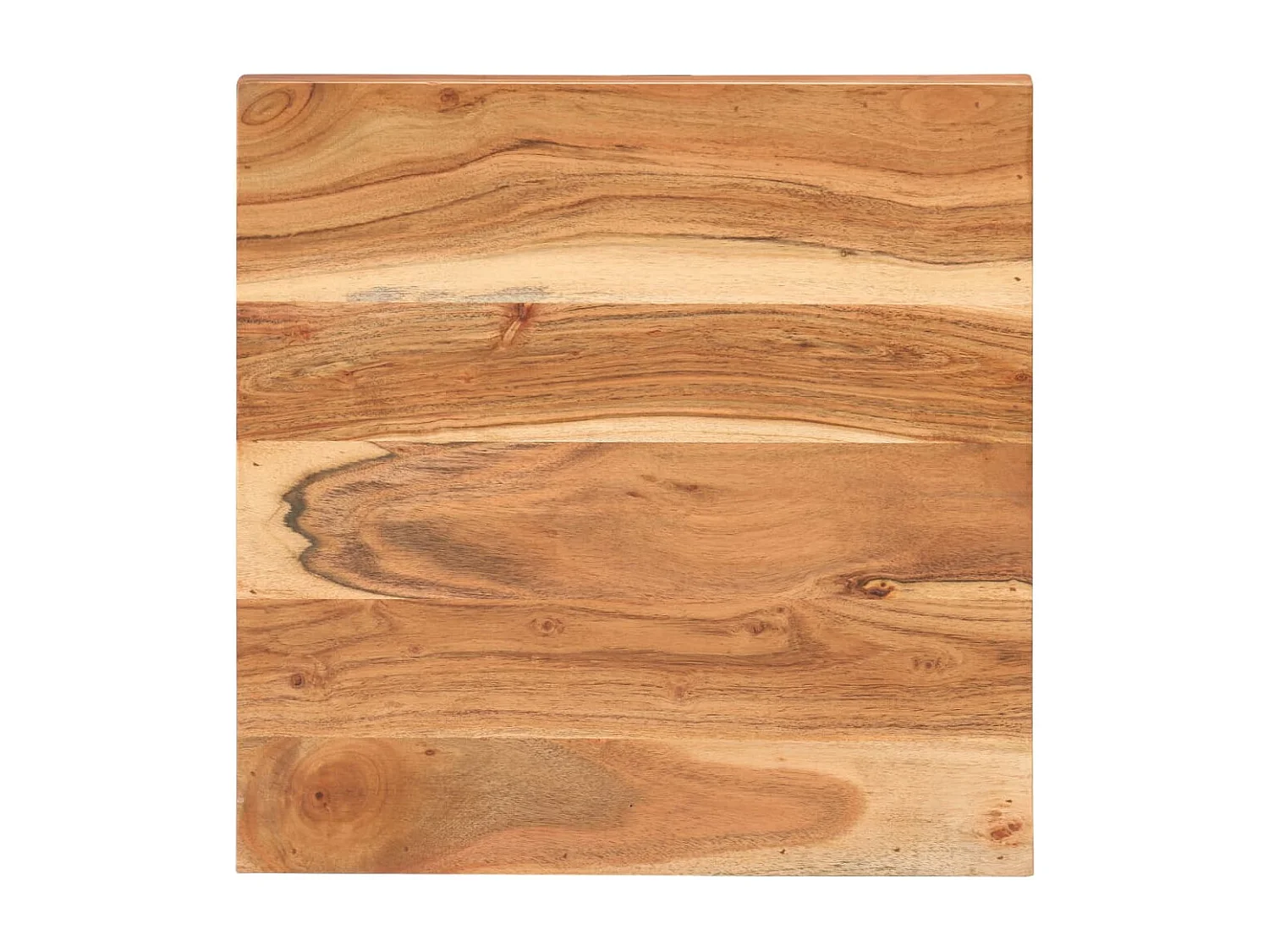 Mesa de bistró cuadrada madera de mango maciza 50x50x75 cm