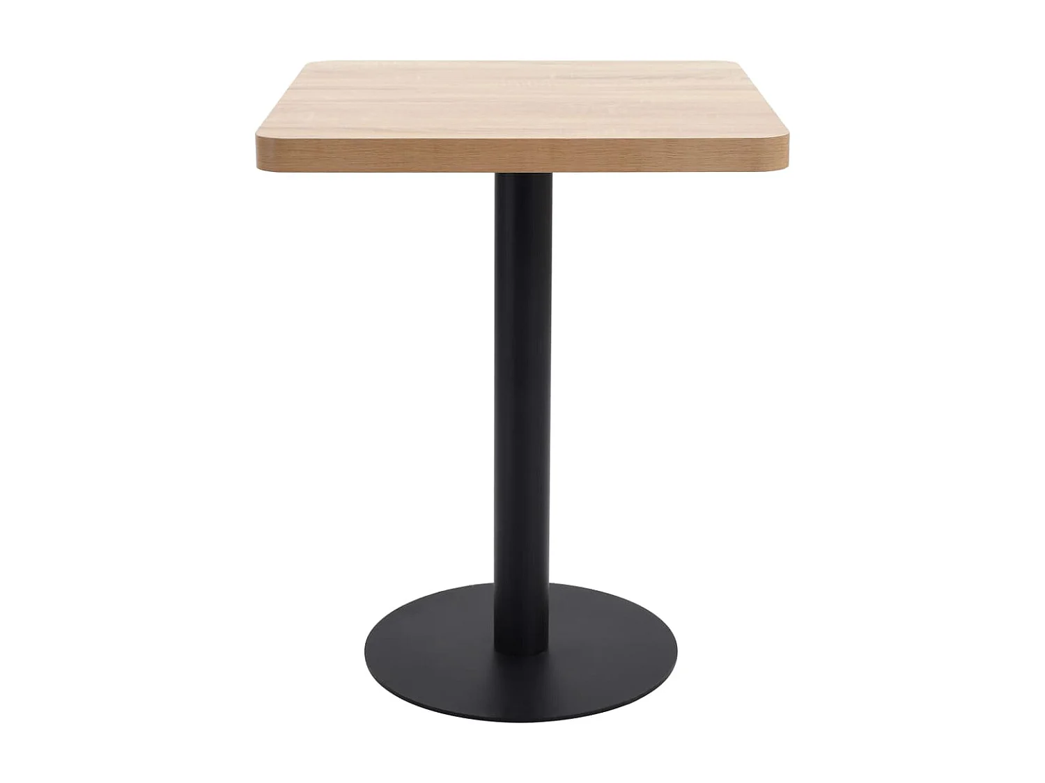 Table de bistro Marron clair 60x60 cm MDF
