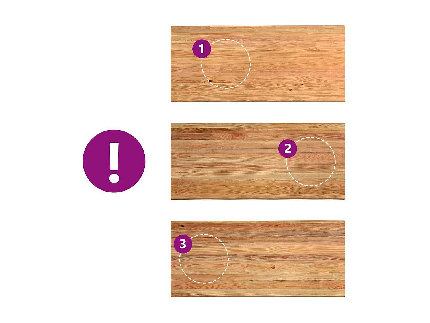 Table de bar marron clair bois de chêne massif rectangulaire