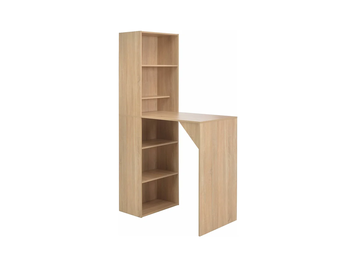 Table de bar avec armoire Chêne 115 x 59 x 200 cm