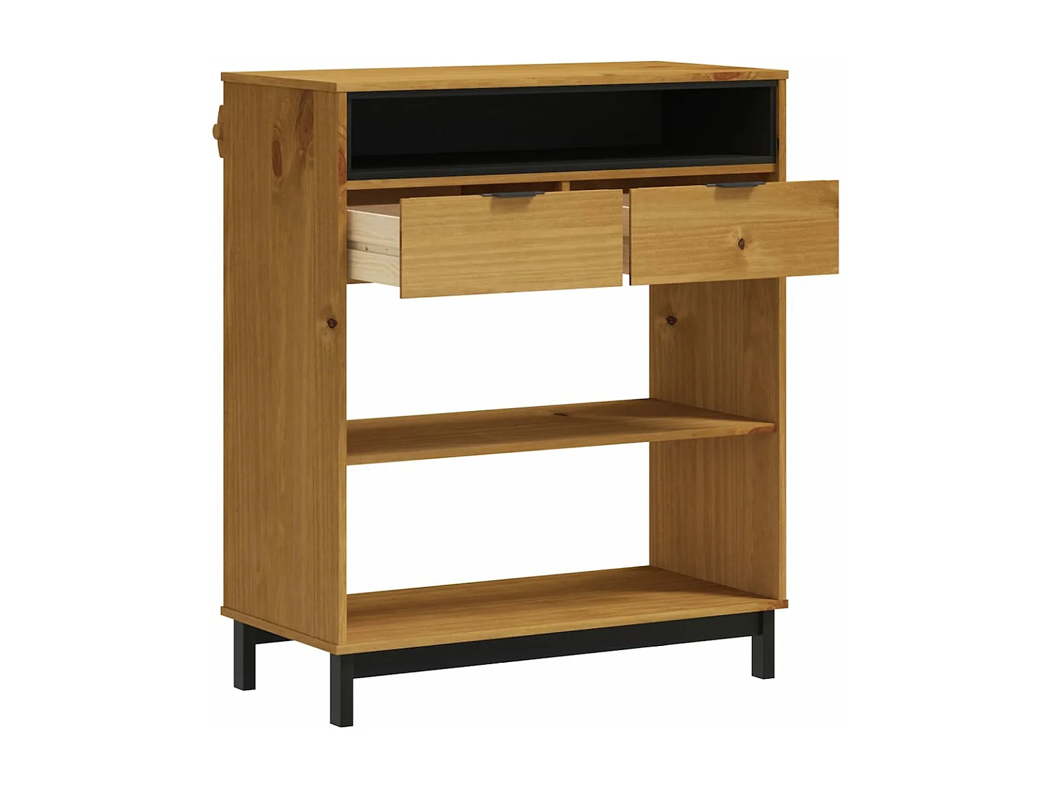 Table de bar FLAM 92x45x110 cm bois massif Pin