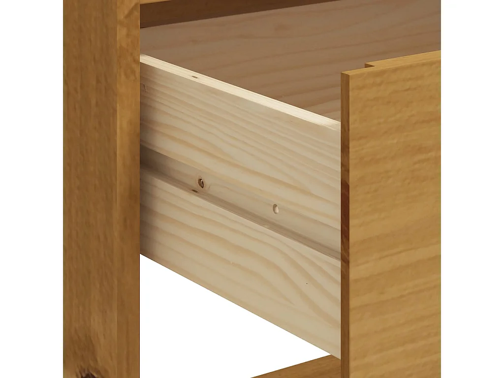 Table de bar FLAM 92x45x110 cm bois massif Pin