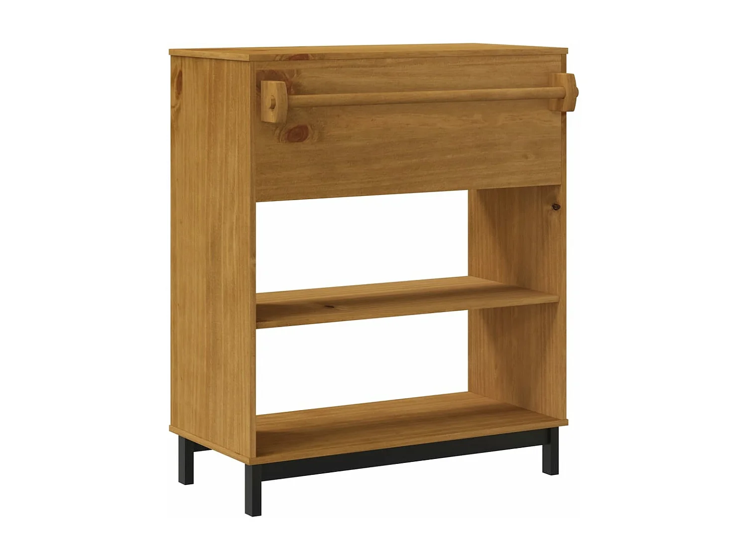 Mesa alta de bar FLAM madera maciza de pino 92x45x110 cm