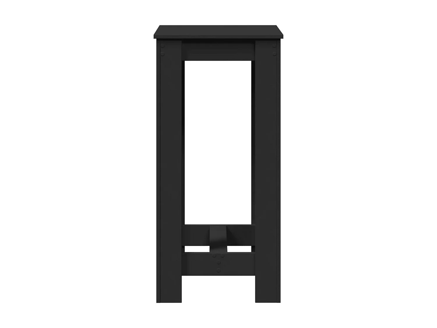 Mesa de bar 51x50x103,5 cm derivados de madeira preto