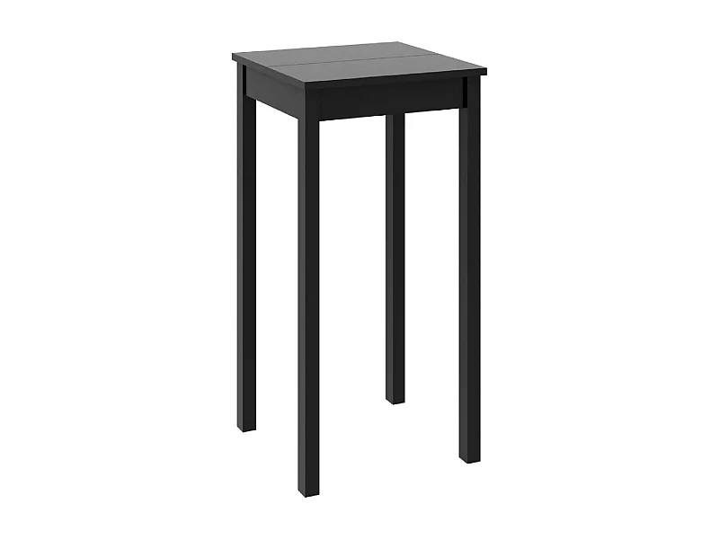 Mesa alta de bar negra de MDF 55x55x107 cm