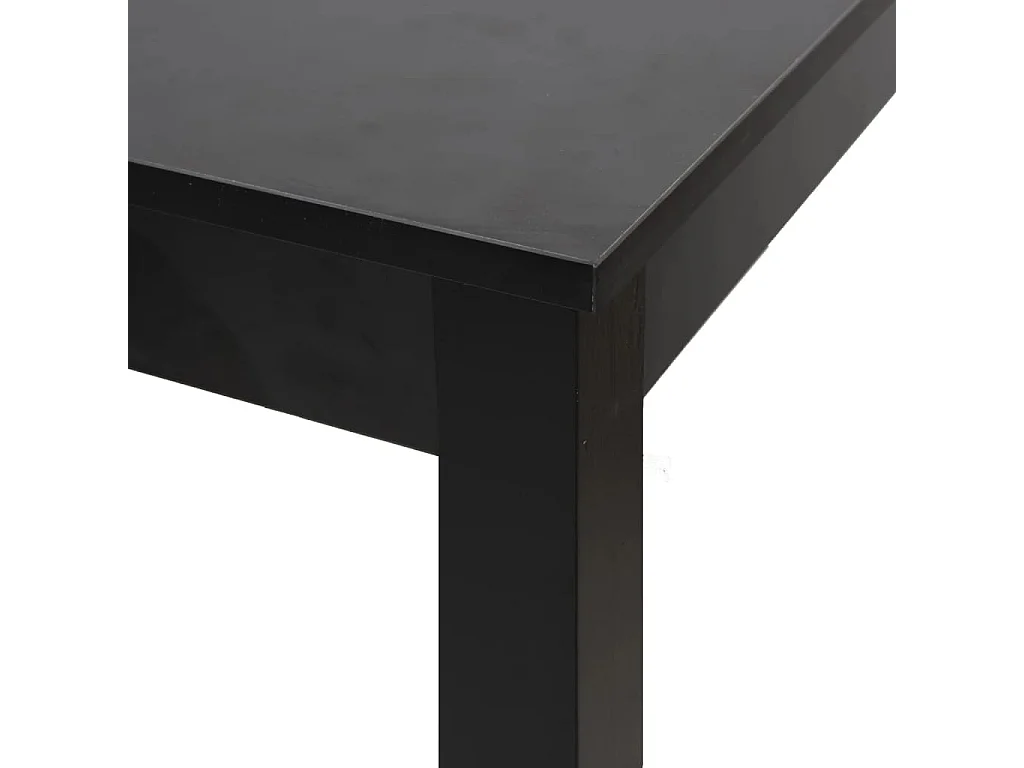 Mesa de bar em MDF preto 55x55x107 cm