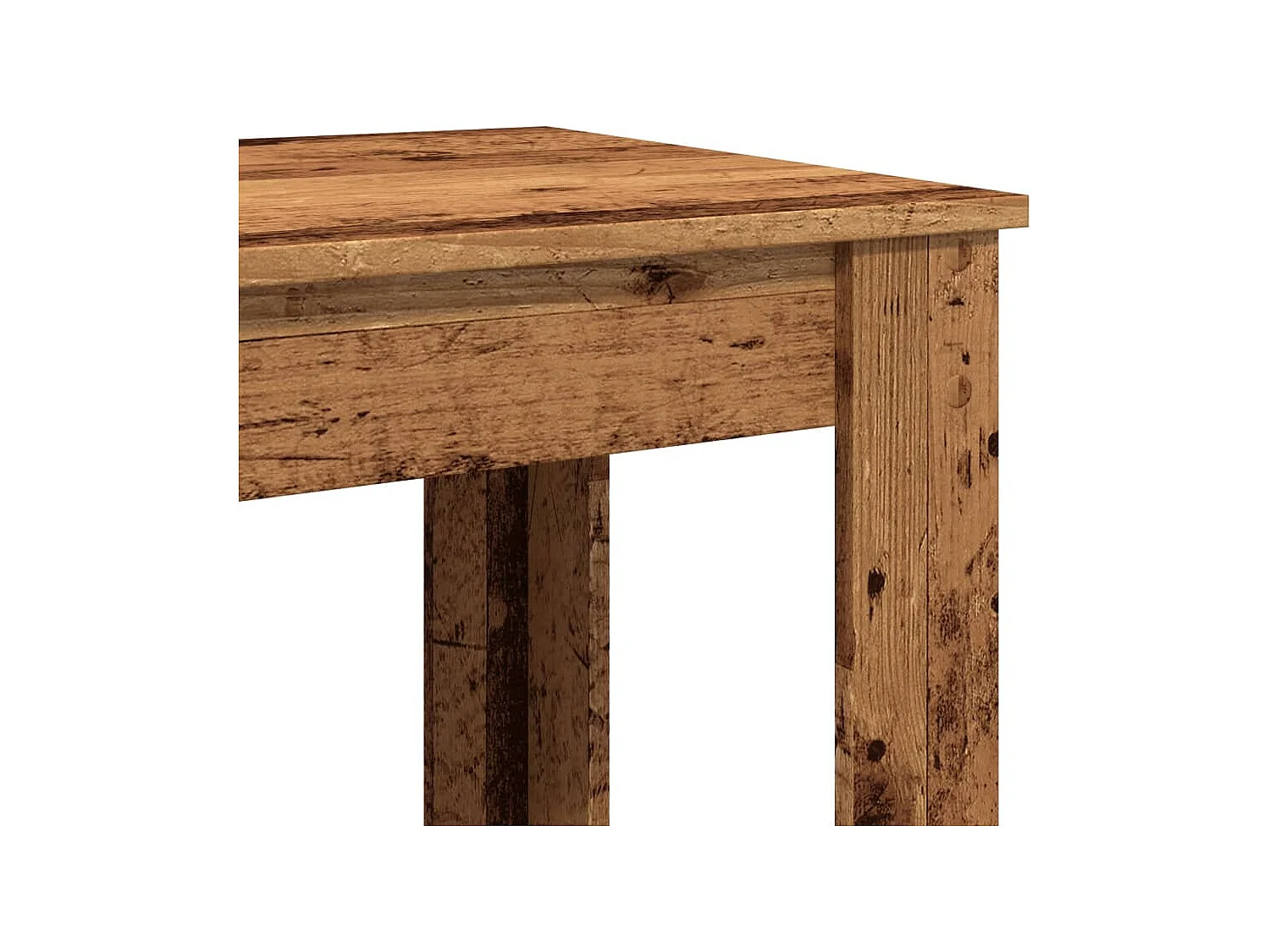 Table de bar vieux bois 51x50x103,5 cm bois d'ingénierie