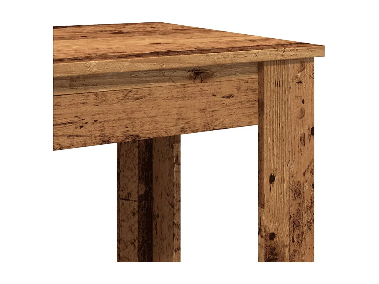 Table de bar vieux bois 51x50x103,5 cm bois d'ingénierie