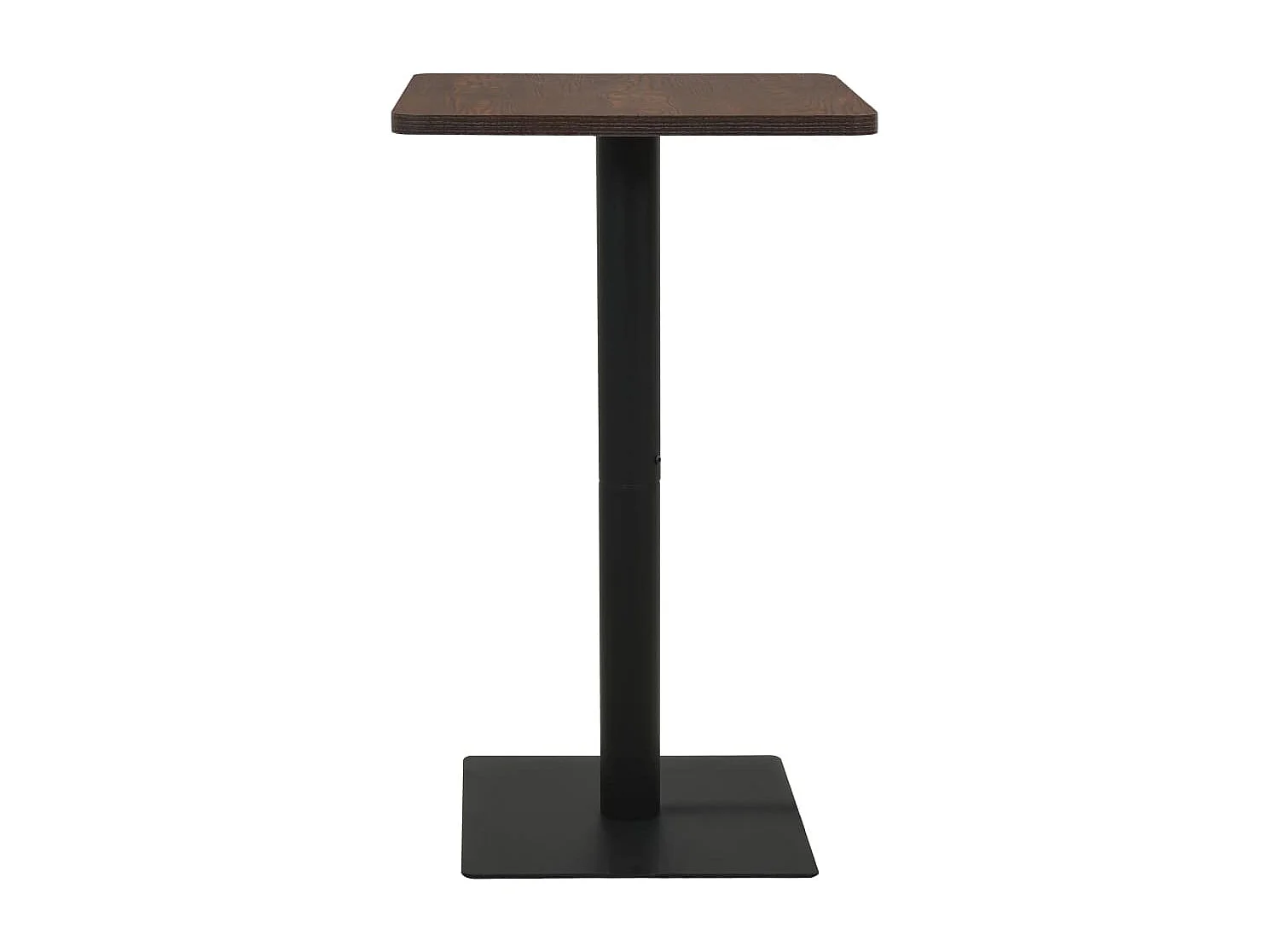 Table de bistro Cendre foncé 70x70x107 cm