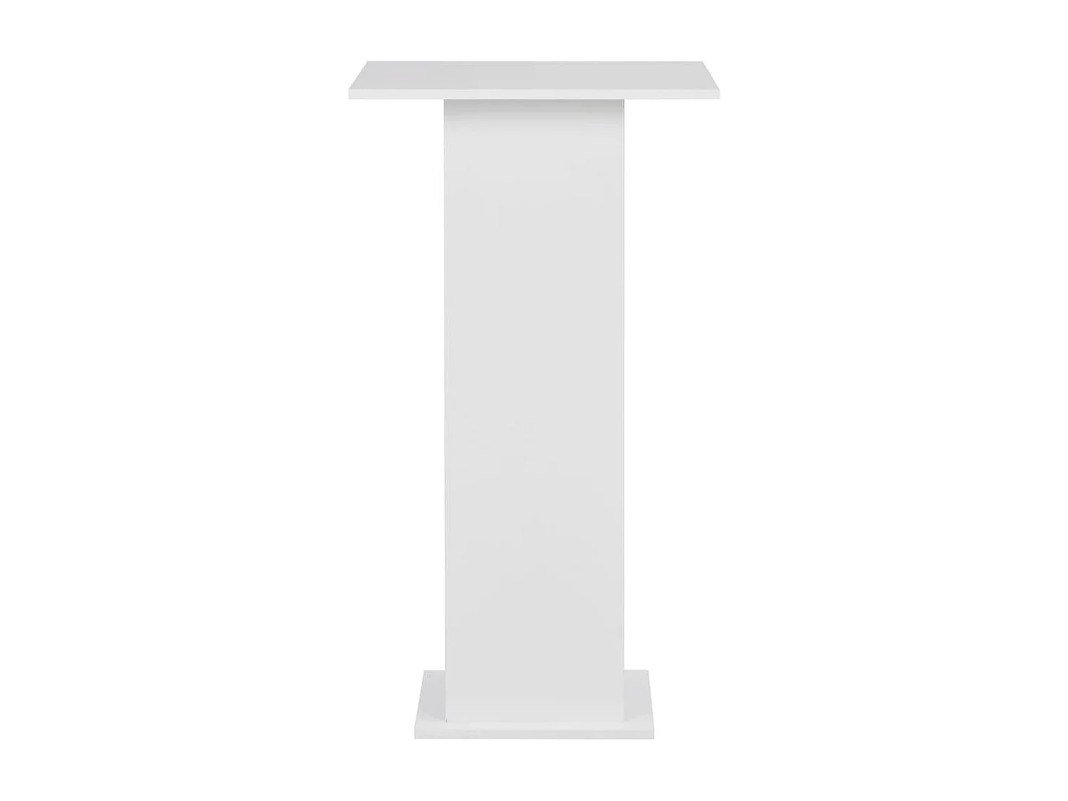 Bartafel 60x60x110 cm wit