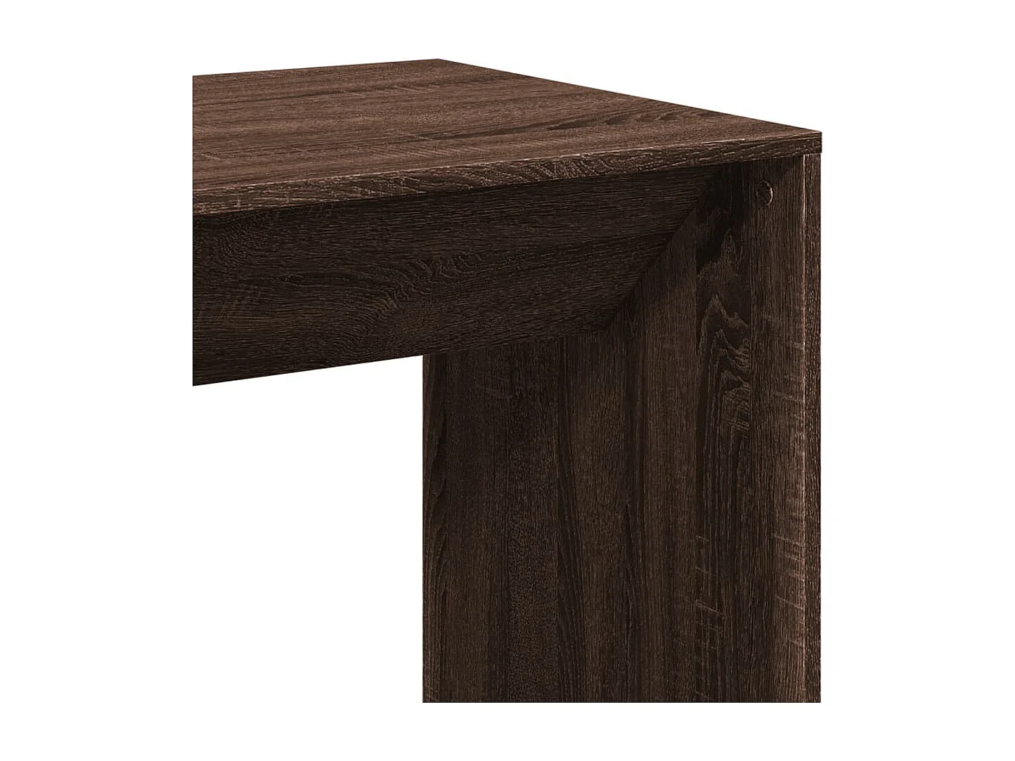 Mesa alta de bar madera ingeniería marrón roble 51x50x103,5 cm