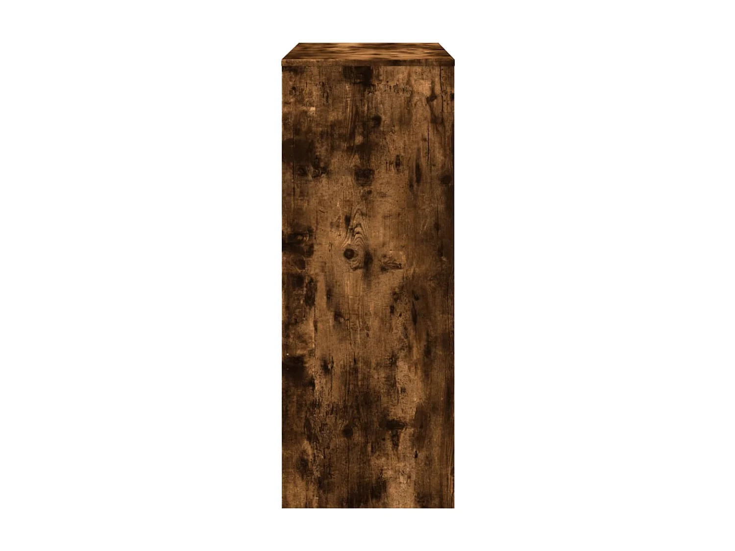 Mesa de bar com prateleiras derivados de madeira carvalho fumado