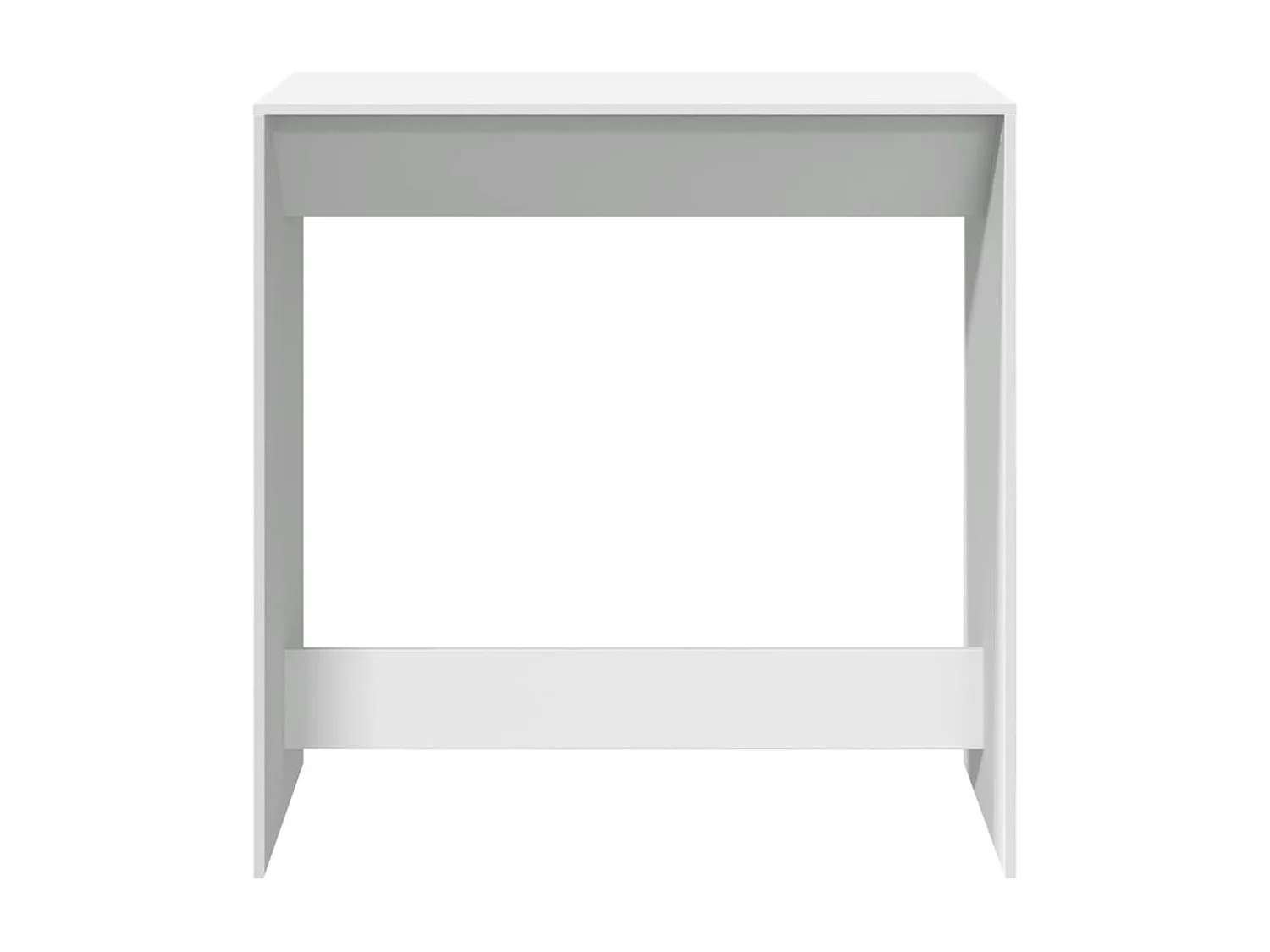 Bartafel 102x50x103,5 cm bewerkt hout wit