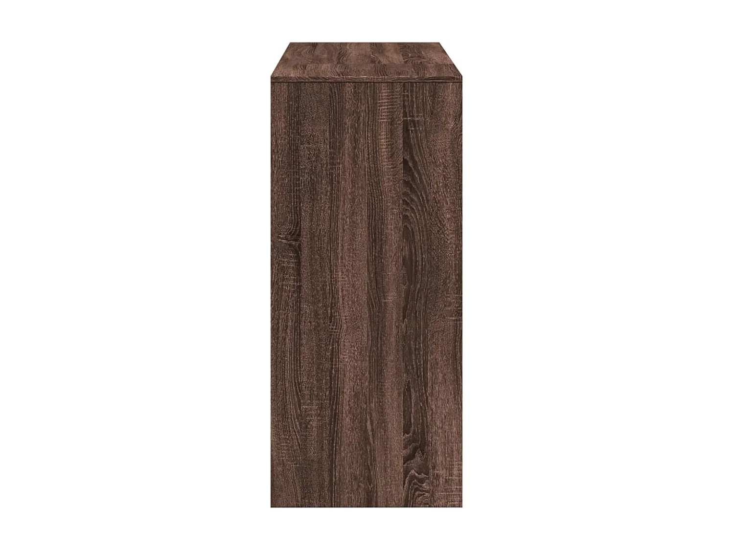 Table de bar avec étagère chêne marron bois d'ingénierie