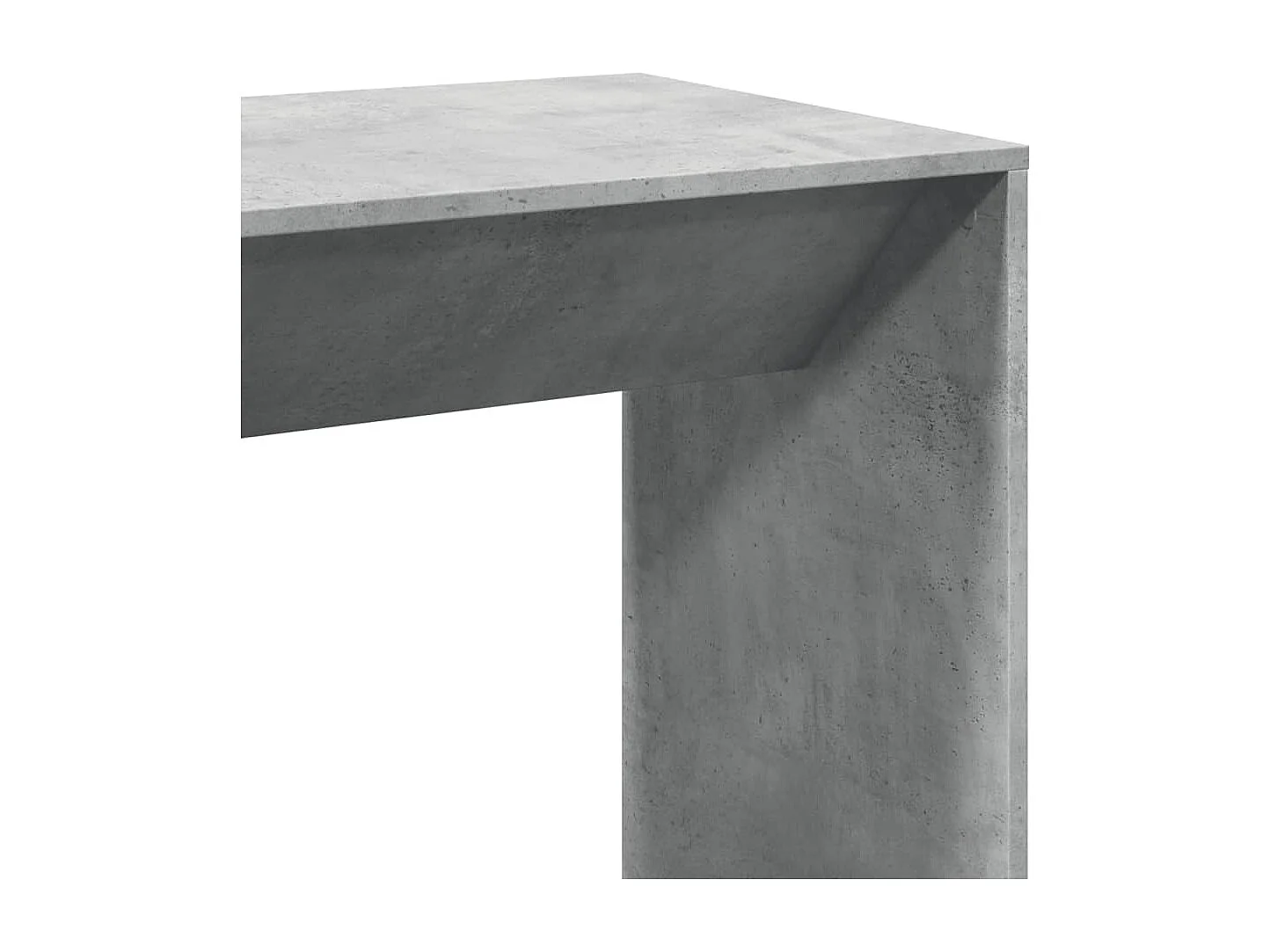 Mesa alta de bar madera ingeniería gris hormigón 102x50x103,5cm