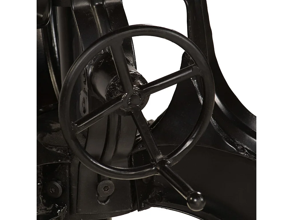 Mesa de bar em madeira recuperada maciça 75x(76-110) cm