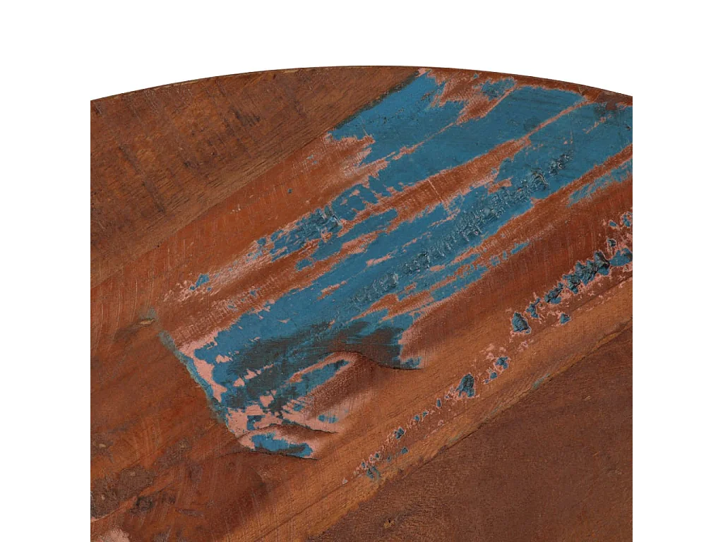 Mesa de bar em madeira recuperada maciça 75x(76-110) cm