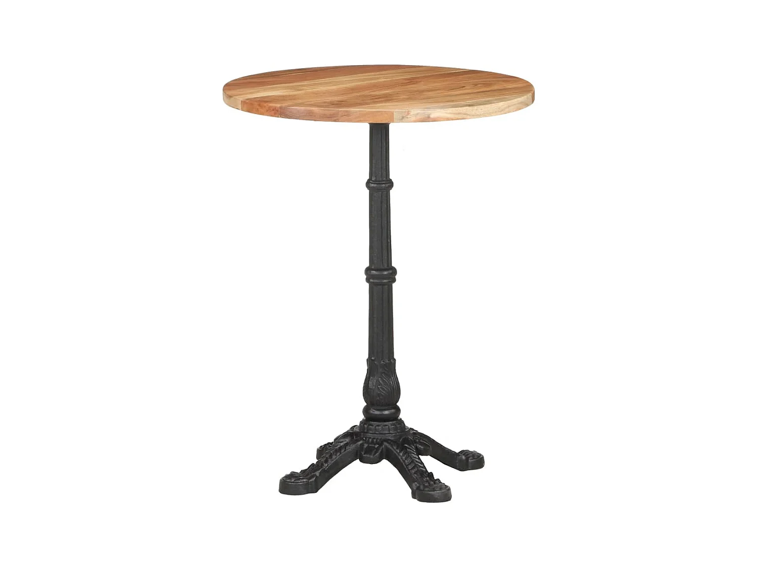 Table de bistro Ø60x76 cm Bois d'acacia massif