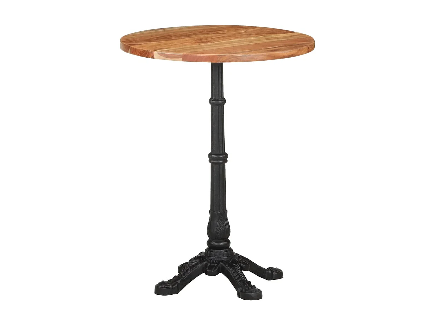 Table de bistro Ø60x76 cm Bois d'acacia massif