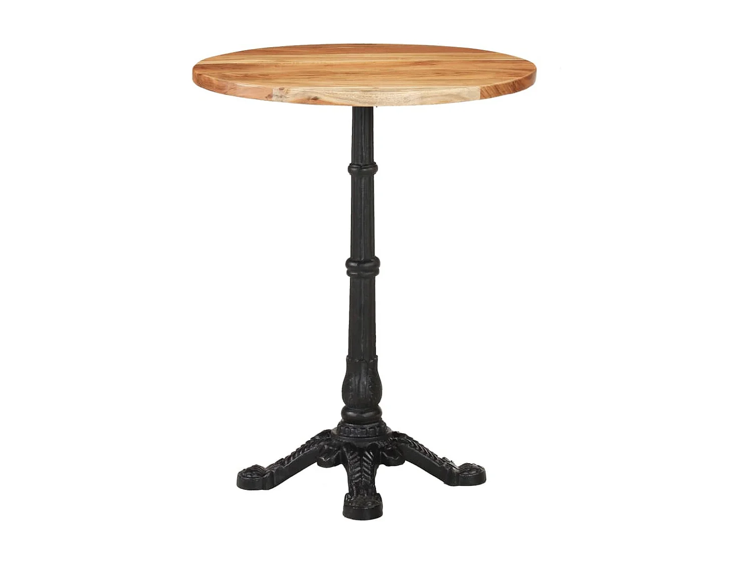 Table de bistro Ø60x76 cm Bois d'acacia massif