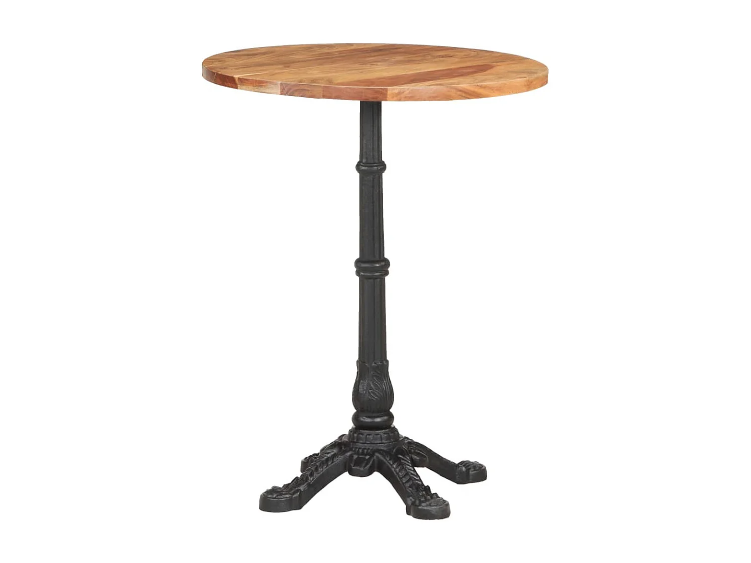 Table de bistro Ø60x76 cm Bois d'acacia massif